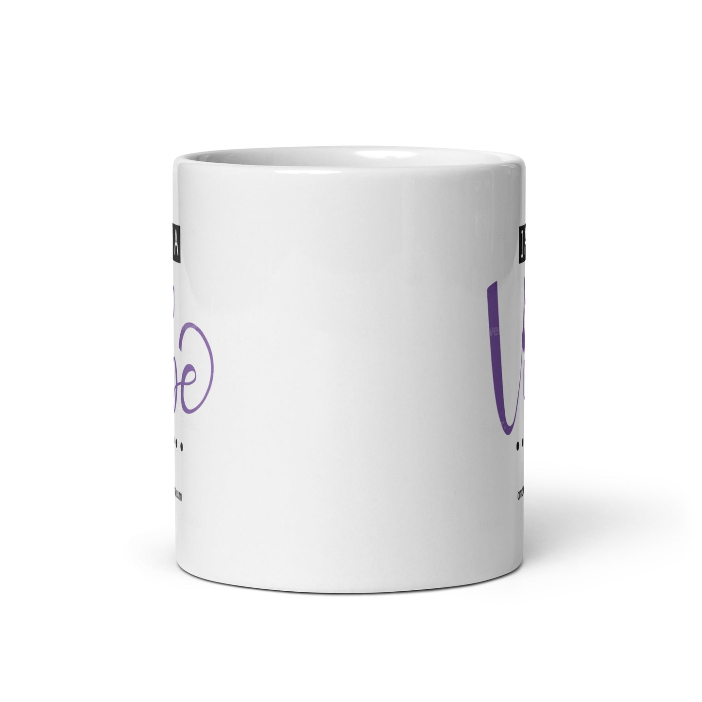 I am a Vibe - White glossy mug